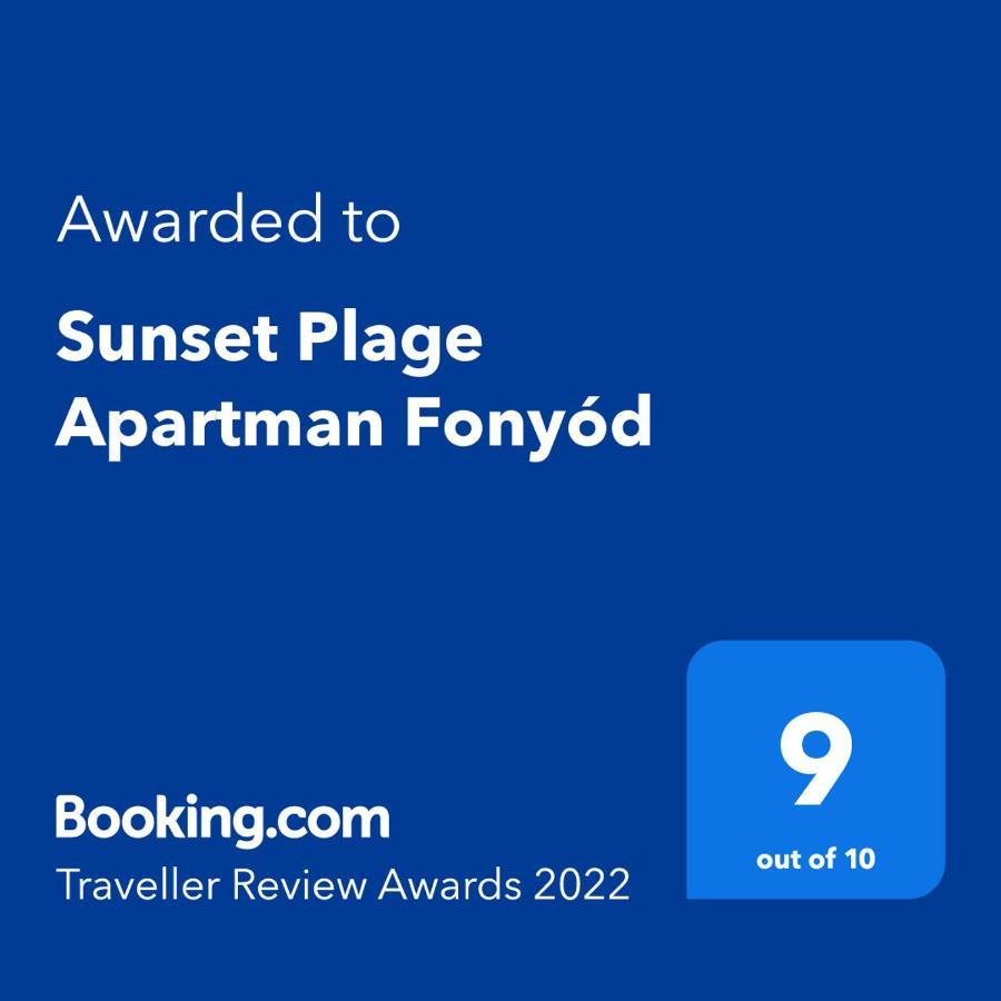 Sunset Plage Apartman Fonyód Exterior foto